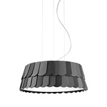 Roofer Low Pendant - White / Anthracite