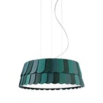 Roofer Low Pendant - White / Green
