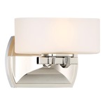 Drury Wall Sconce - Polished Nickel / Opal