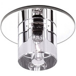Irix Recessed Beauty Spot with Remodel Housing - Chrome / Crystal