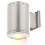 Tube 5IN Architectural Up or Down Color Changing Wall Light - Graphite / Clear