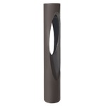 Scoop 120V Bollard - Bronze / Clear