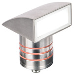 2 inch 12V In Ground Light With Ground Hood - Stainless Steel / Clear