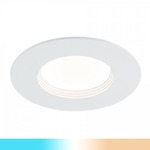 Duo 3IN Warm Dim Downlight / Housing - Discontinued Model - White / Clear