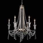 Barcelona Chandelier - Transcend Silver / Crystal