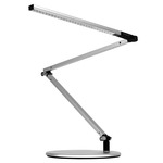 Z-Bar Mini Warm White 3500K LED Desk Lamp - Silver / Silver