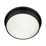 Roderick Ceiling Flush Light - Deep Patina Bronze / Frosted