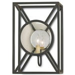 Beckmore Wall Light - Old Iron / Clear
