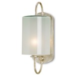 Glacier Wall Sconce - Silver Leaf / Clear