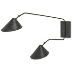 Serpa Double Wall Light - French Black