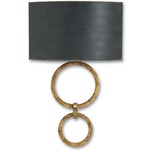 Bolebrook Wall Sconce - Gold Leaf / Black