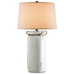 Sailaway Table Lamp - White Crackle / Natural