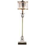 Parfait Table Lamp - Antique Brass / Crystal