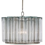 Bevilacqua Pendant - Silver Leaf / Clear