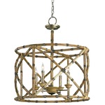 Palm Beach Lantern - Pyrite Bronze