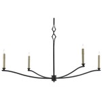 Knole Chandelier - French Black