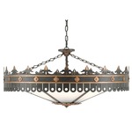 Berkeley Chandelier - Antique Gold Leaf