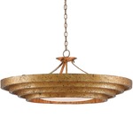 Belle Chandelier - Gold Leaf