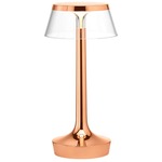 Bon Jour Unplugged Table Lamp - Copper / Transparent