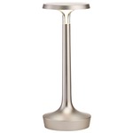 Bon Jour Unplugged Table Lamp - Matte Chrome / No Crown