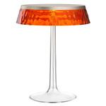 Bon Jour Table Lamp - Matte Chrome / Amber