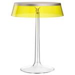 Bon Jour Table Lamp - Matte Chrome / Yellow