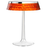 Bon Jour Table Lamp - Chrome / Amber