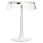 Bon Jour Table Lamp - Chrome / Transparent
