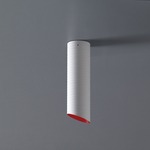 Slice Ceiling Light - White / Red