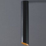 Slice Ceiling Light - Black / Orange