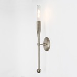 Sorenthia Wall Sconce - Nickel / Brushed Nickel