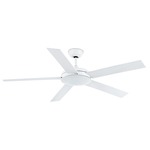 Nova Ceiling Fan - White / White / Maple