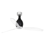 Mini Eterfan Ceiling Fan w/ Transparent Blades - Matte Black / Transparent