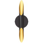 Bolero Wall Sconce - Black / Gold