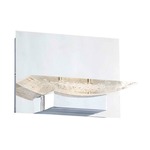 Helen Wall Light - Chrome / Clear Bubble
