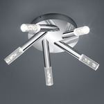 Bolsa Ceiling Light Fixture - Chrome / Clear Bubble