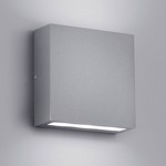 Thames Outdoor Wall Light - Light Grey / Titanium