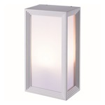 Timok Outdoor Wall Light - Light Grey / White