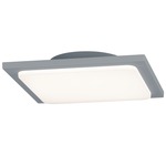 Trave Outdoor Ceiling Light - Light Grey / Titanium / White