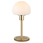 Wilhelm Table Lamp - Matte Brass / Opal