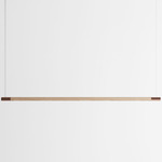 Bennington Wide Pendant - Natural Oak / Brushed Copper