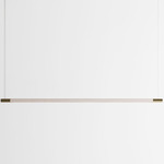 Bennington Wide Pendant - White Oak / Brushed Brass