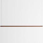Bennington Wide Pendant - Walnut / Brushed Copper