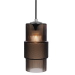 Mimo Cylinder Pendant - Gunmetal / Bronze