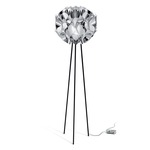 Flora Floor Lamp - Black / Silver