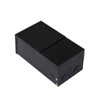 300 Watt 12V Outdoor Magnetic Remote Transformer - Black