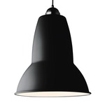 Original 1227 Giant Pendant - Chrome / Jet Black Satin