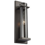 Silo Wall Light - Antique Bronze / Clear