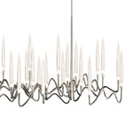 Il Pezzo 3 Endless Chandelier - Polished Nickel / Clear