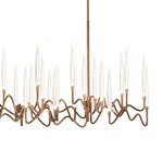 Il Pezzo 3 Endless Chandelier - Matte Bronze / Clear